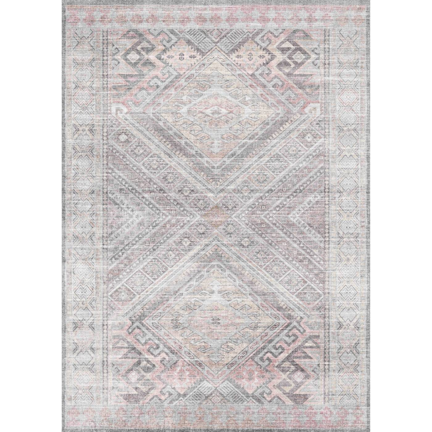 Alexa Silver Pink Purple Rug 