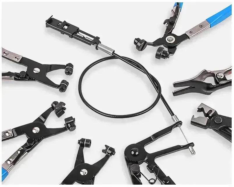 Automotive Repair Tool set  9pcs Wire Long Reach Hose Clamp Pliers Set 