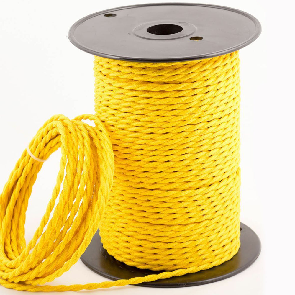 2 Core Twisted Italian Braided Cable, Electrical Fabric Flexible~2076