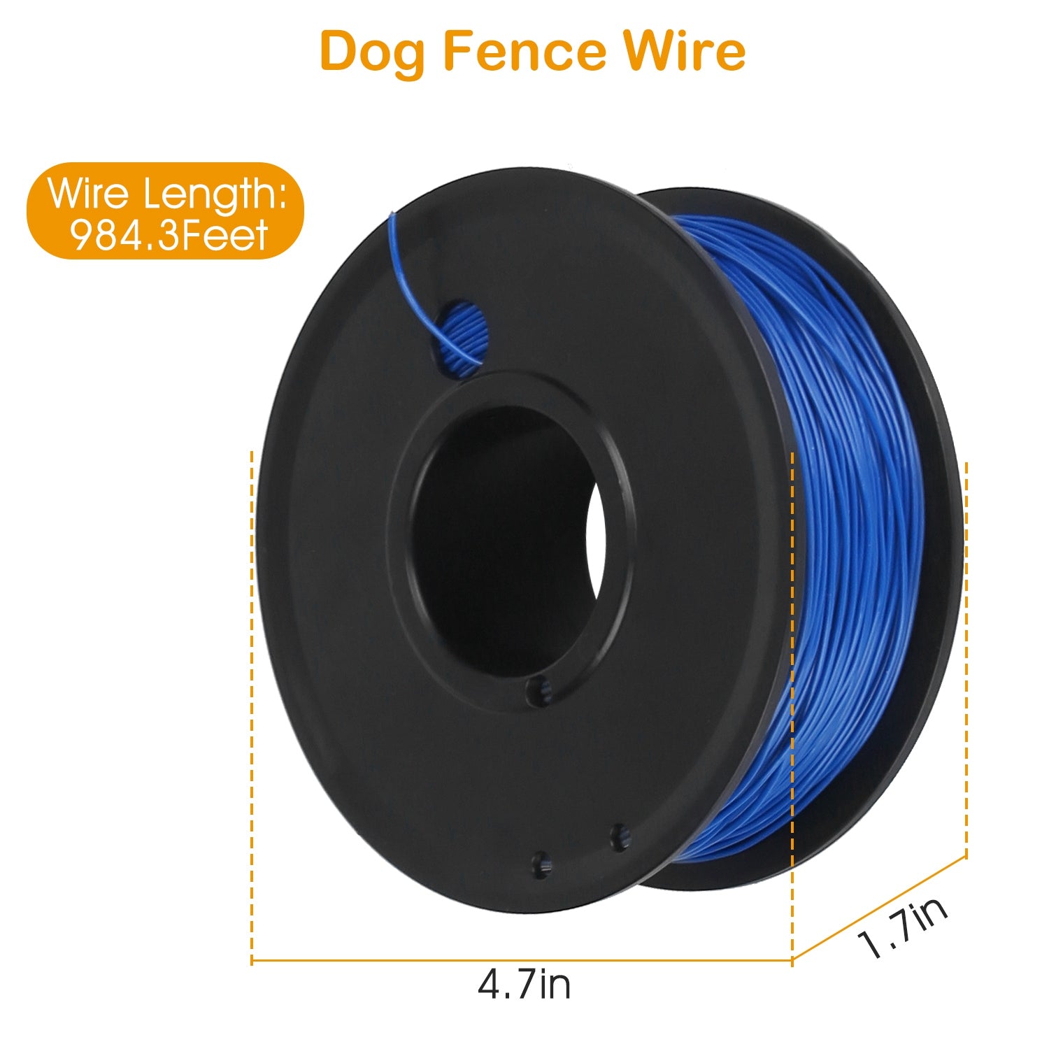 984 Feet 0.43in Dog Fence Wire Aluminum Boundary Wire for GPCT2529 Dog Fence System