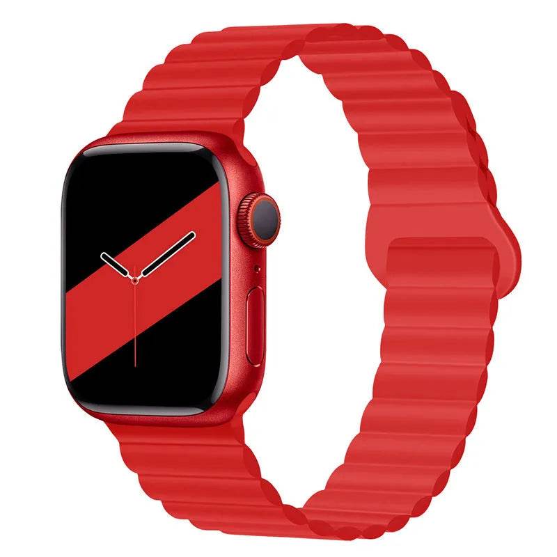 Band Silicone Magnetic Watch Strap 