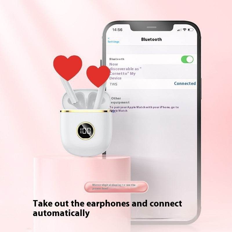 Wireless Bluetooth earphone Noise-canceling Wireless earbuds Low Latency High Sound Quality 