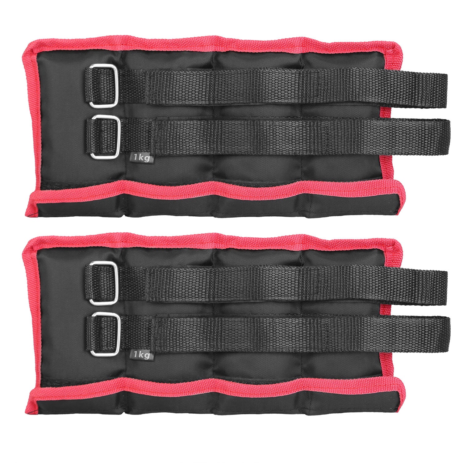 Ankle Weights Set 2.2/4.4LBS Pair Wrist Arm Ankle Weight with Iron Sandbags Fillings Length Adjustable Strap For Workout Physical Therapy Strength Tra