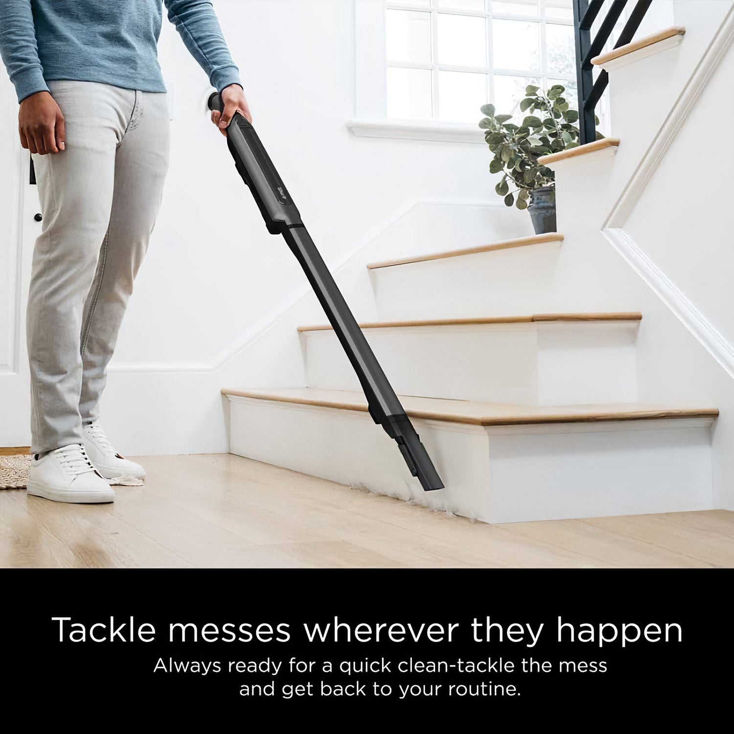 Shark WS642 WANDVAC System Lightweight Cordless Handheld Stick Vacuum With Charging Dock PowerFins Self Cleaning Brushroll Duster Crevice Tool Pet Mul 