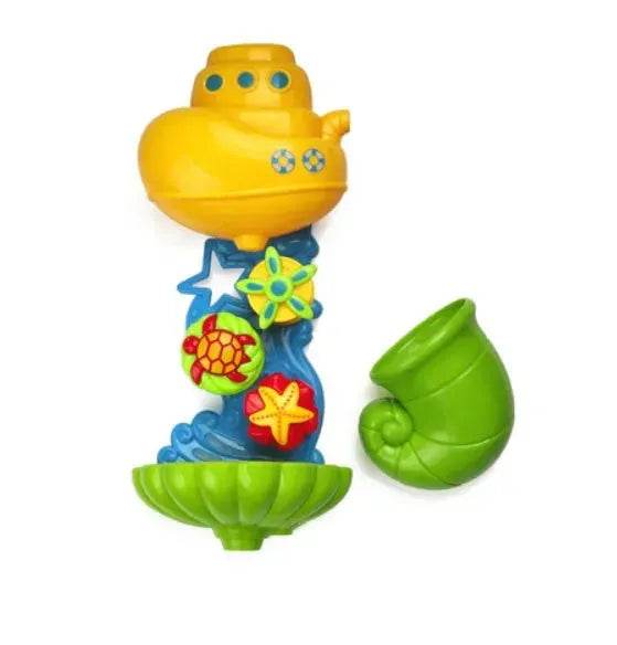 Bath toy duck waterwheel 