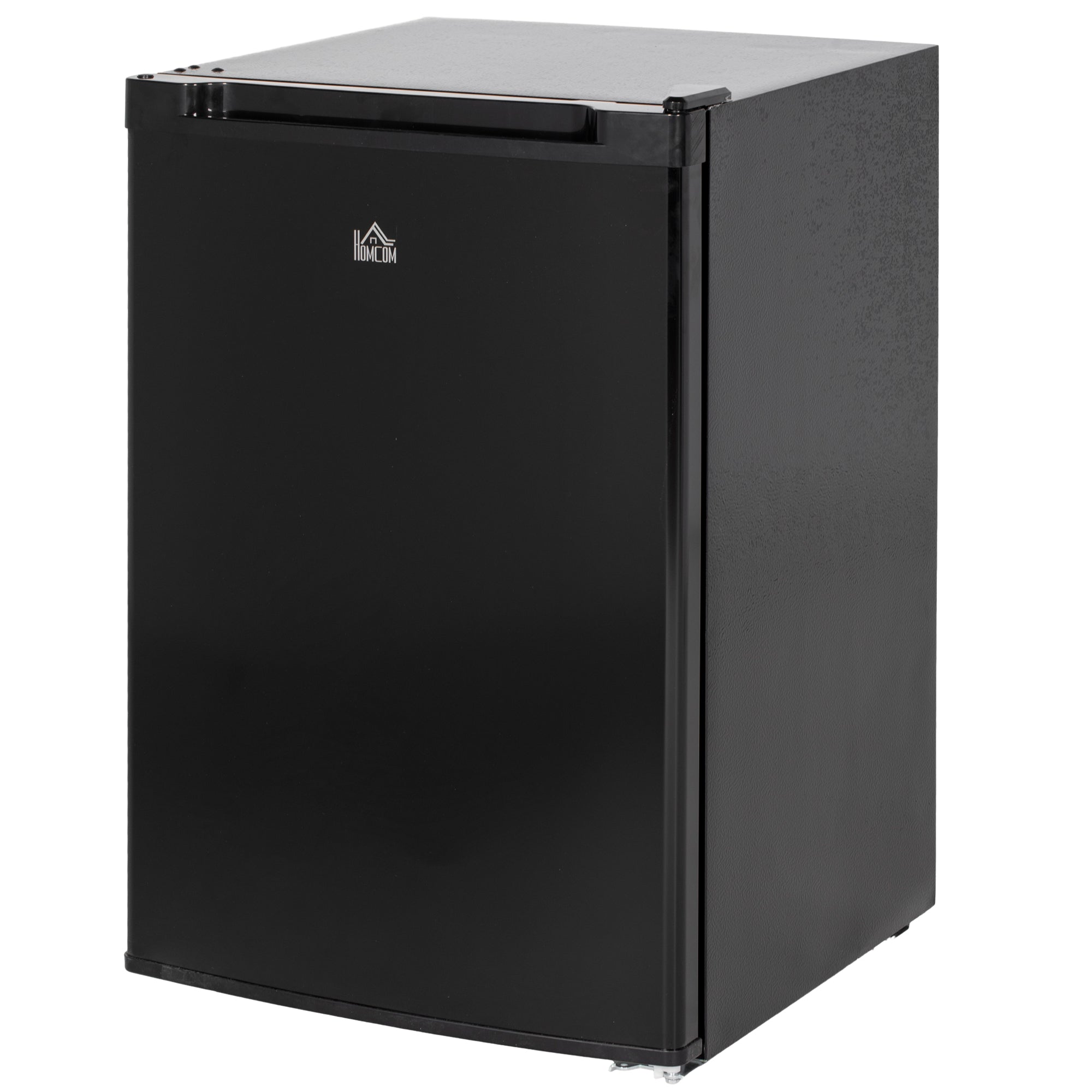 HOMCOM Upright Freezer, 3 Cu.Ft Mini Freezer with Reversible Single Door, Adjustable Thermostat for Home, Dorm, Black 