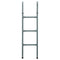 HOMCOM Steel Trampoline Ladder, Fit 12ft & 14ft Trampoline, 3-Step Trampoline Ladder, Trampoline Accessories, 330 lbs Capacity