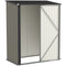 5' x 3' Outdoor Storage Shed, Steel Garden Shed with Single Lockable Door, Tool Storage Shed for Backyard, Grey