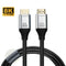 HDMI 2.1 Braided Cable – 8K Ultra HD | 48Gbps | HDR, 3D, eARC | High-Speed Nylon Cord