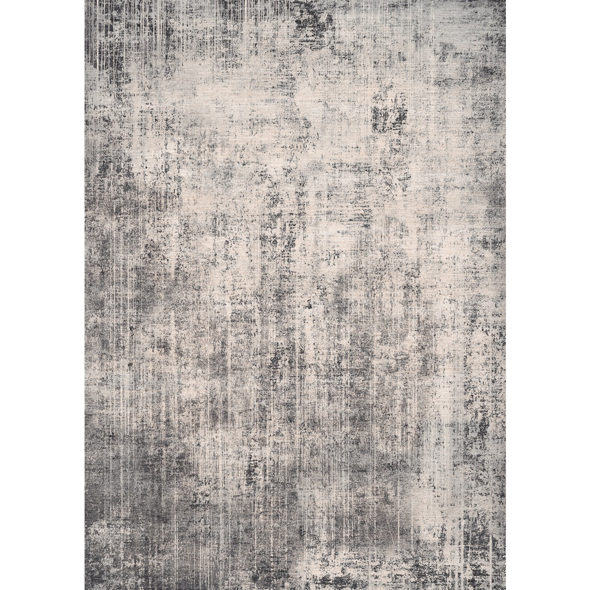 Willow Dark Grey White Rug 