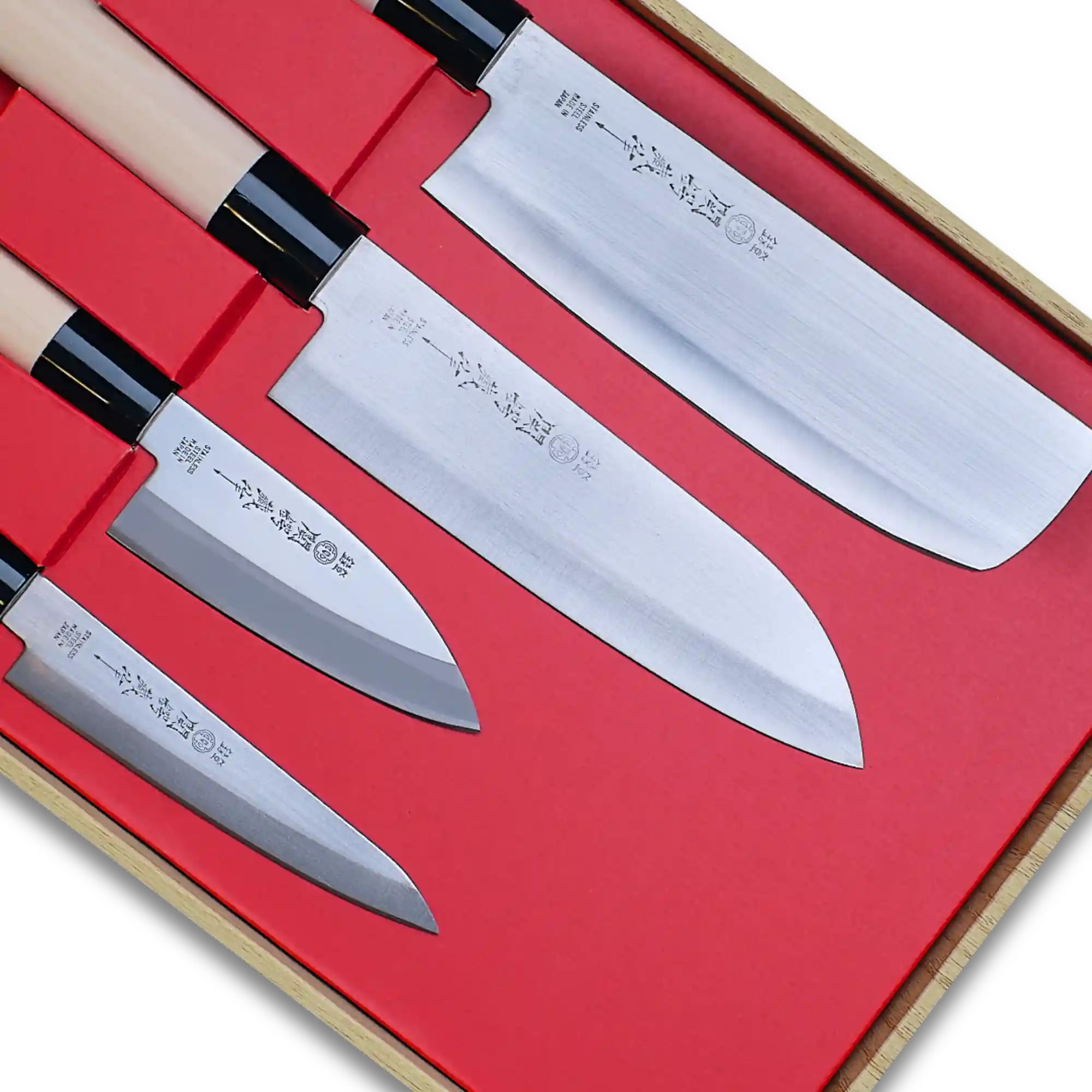 Four Piece Knife Set - Made in Japan 