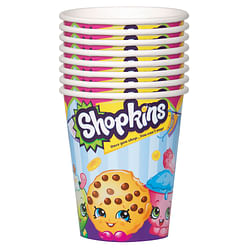 Shopkins Paper Cups [8 Per Pack - 9 oz - 270 ml] - Free Shipping 