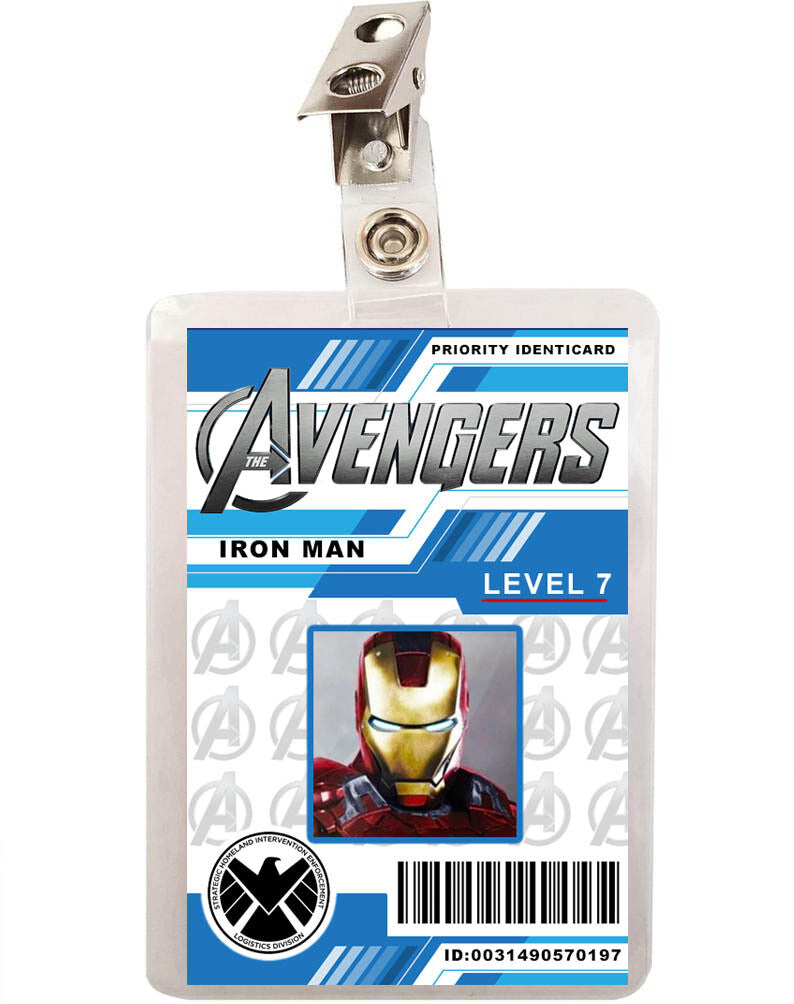 The Avengers Iron Man ID Badge 