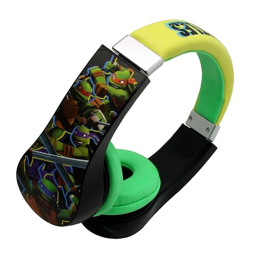 Teenage Mutant Ninja Turtles Kids Friendly Cushioned Headphones with Volume Limiter - Free Shipping