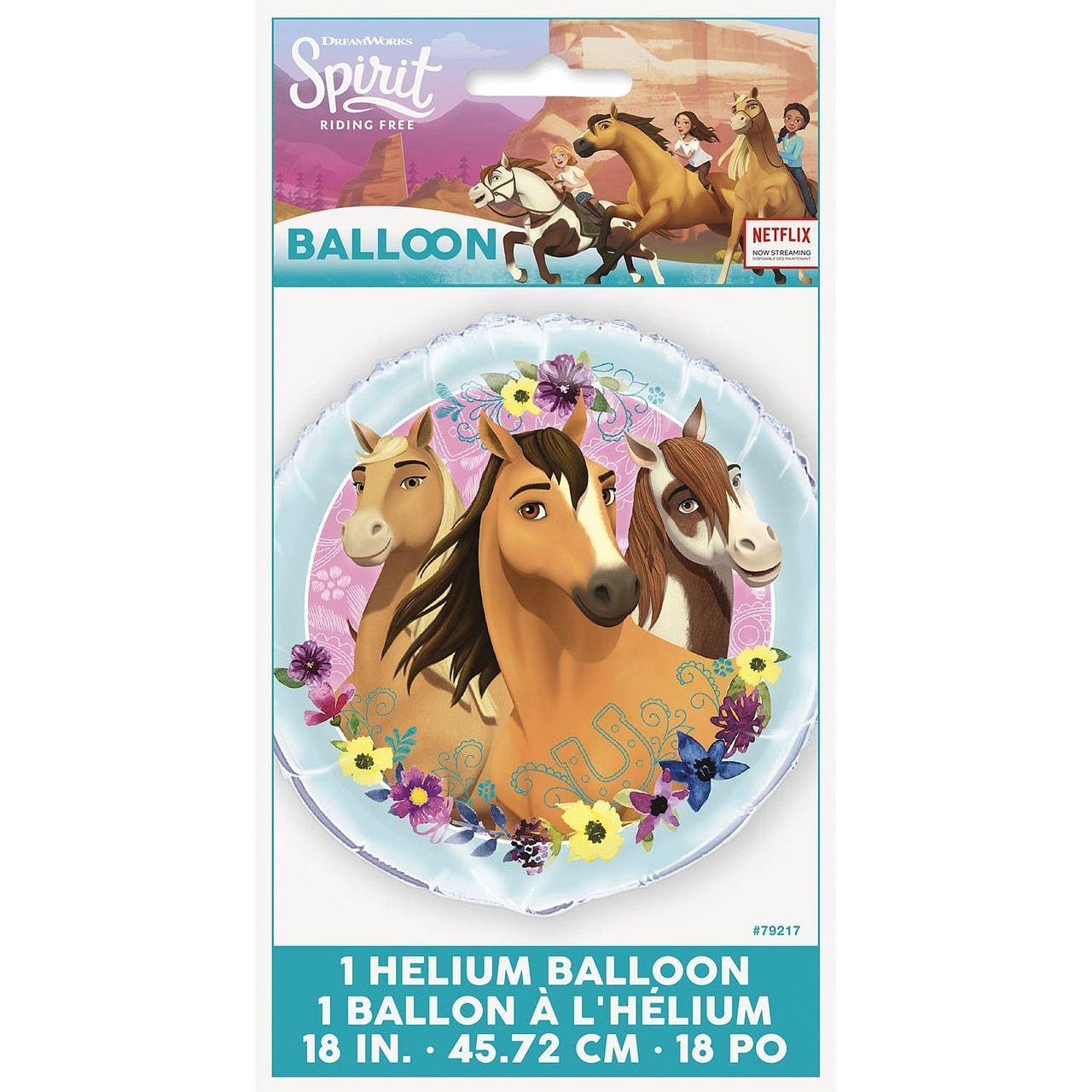 Spirit Riding Free 18 Inch Foil Balloon - Free Shipping