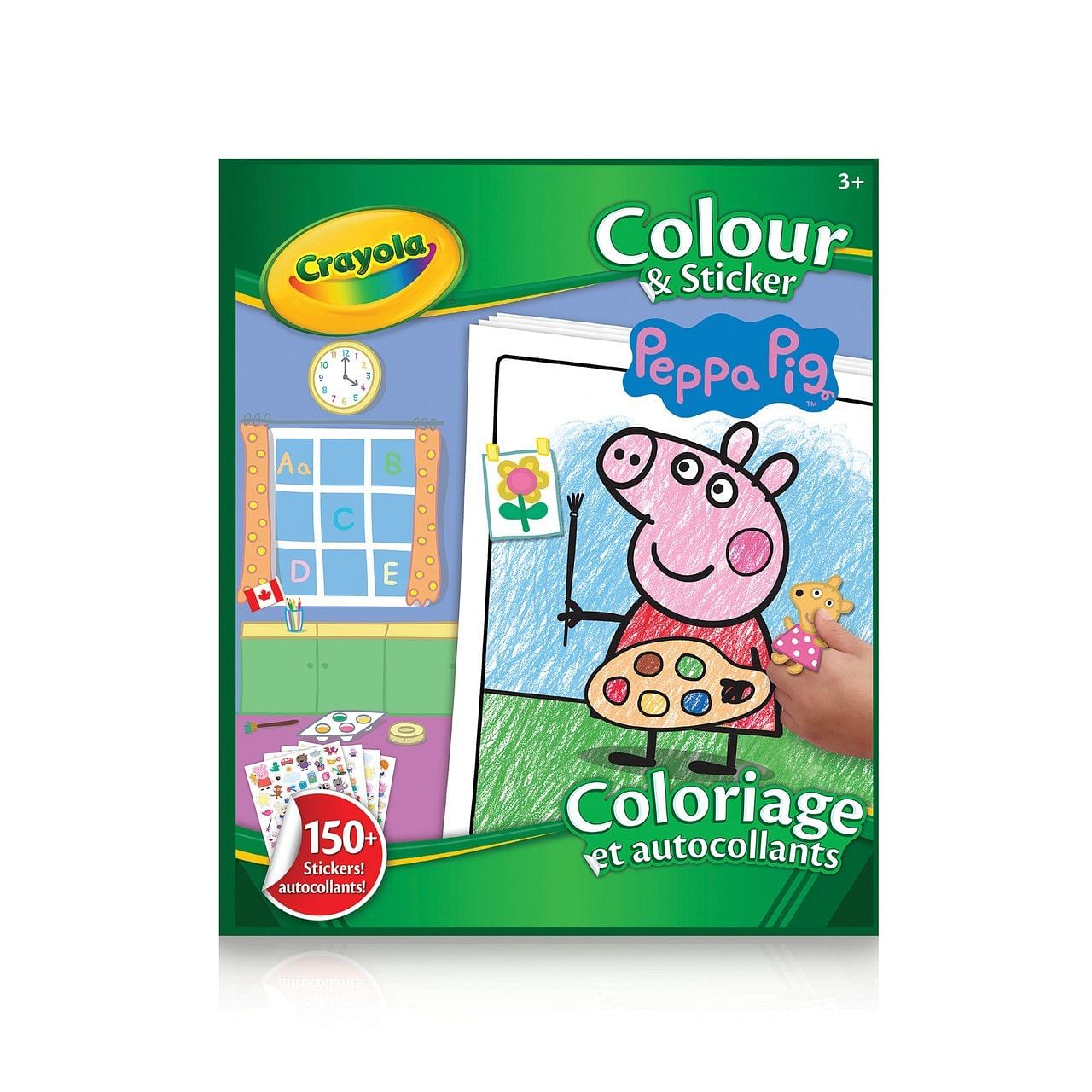 Crayola - Color & Sticker Book Peppa Pig - Free Shipping