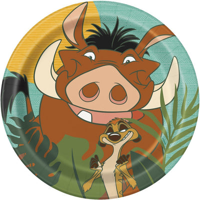 The Lion King Paper Dessert Plates [8 Per Package] - Free Shipping 