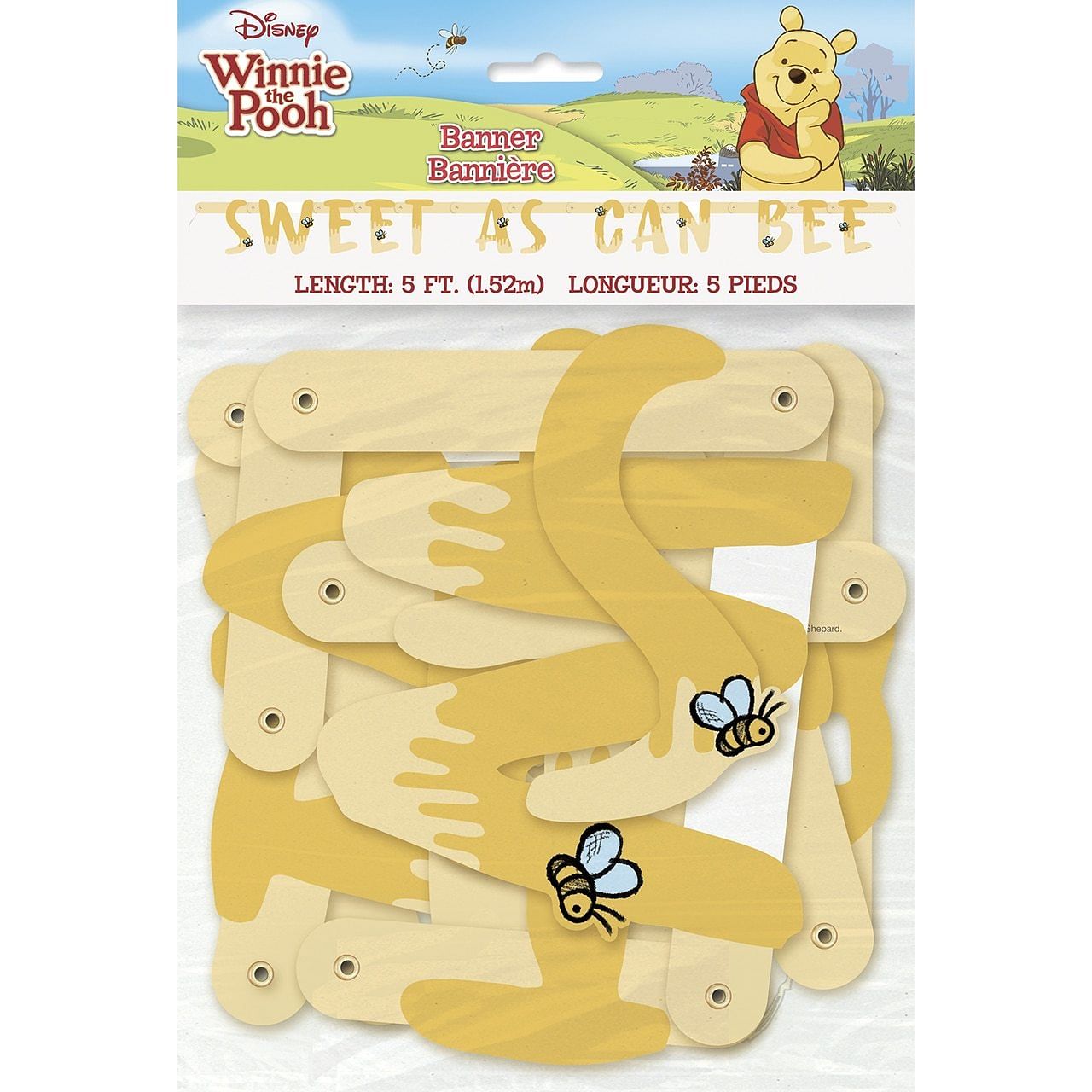 Winnie the Pooh - Happy Honeycomb Party Banner - Free Shipping