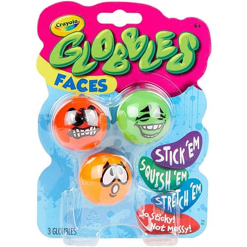 Crayola Silly Faces Globbles - 3 Count - Free Shipping 