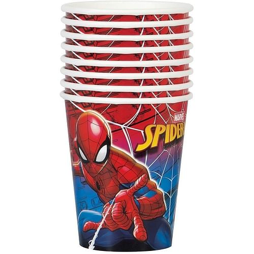 Spider-Man 9oz Paper Cups [8 Per Pack] - Free Shipping