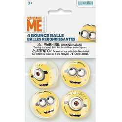 Despicable Me Bounce Balls 4ct - Free Shipping