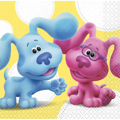 Blue's Clues Beverage Napkins - 16ct - Free Shipping 