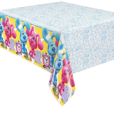 Blue's Clues Rectangular Plastic Table Cover - Free Shipping 