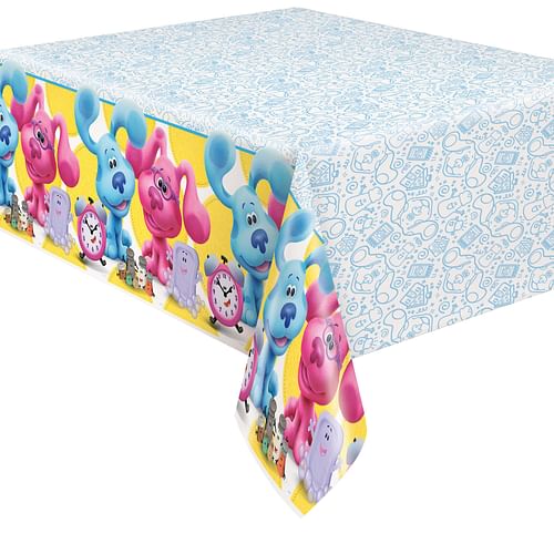 Blue's Clues Rectangular Plastic Table Cover - Free Shipping 