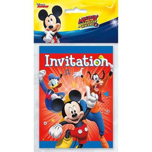 Disney Mickey Mouse and the Roadster Racers Party Invitations - 8 ct - Free Shipping