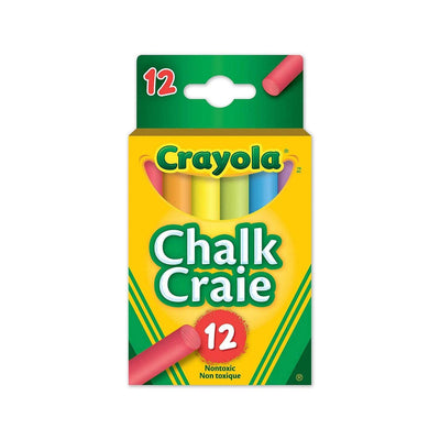 Crayola Coloured Chalk - 12 Count - Free Shipping 