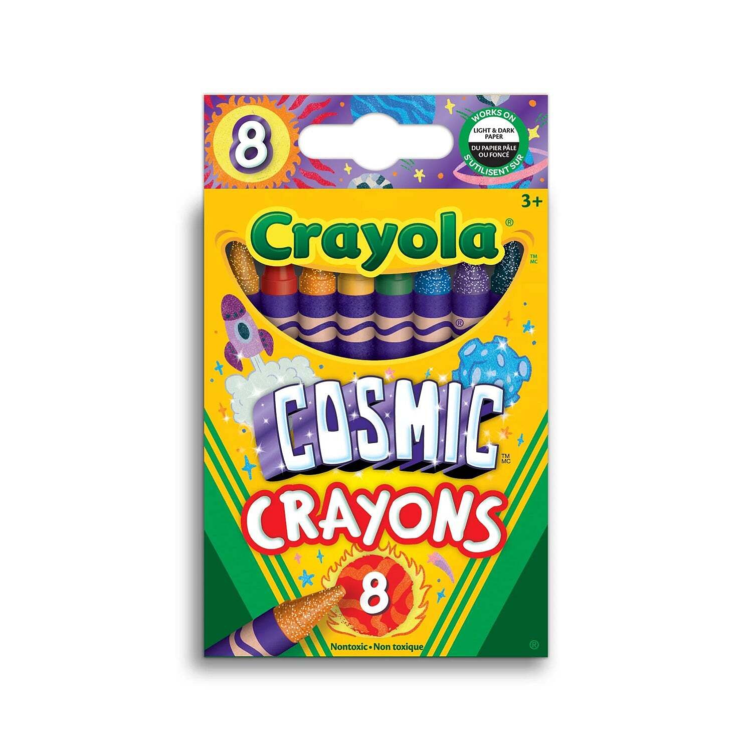 Crayola Cosmic Crayons - 8 Count - Free Shipping 