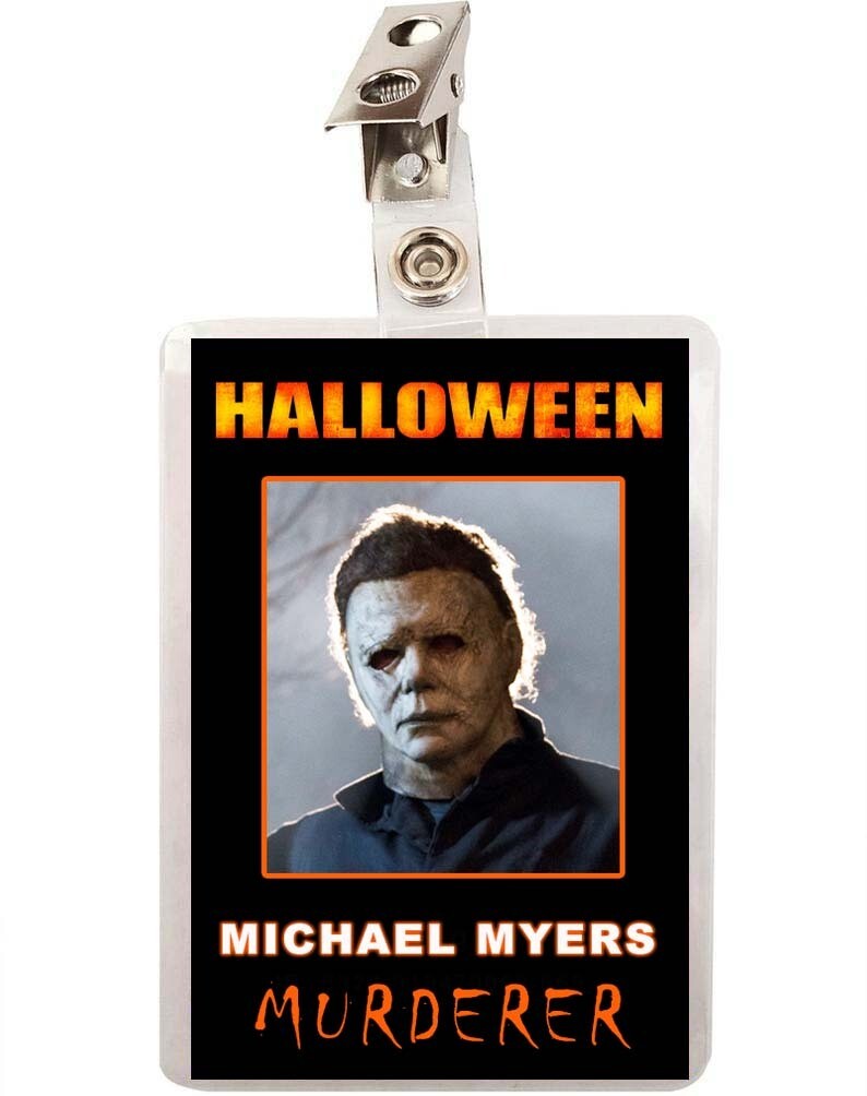 Halloween Michael Myers ID Badge 