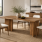 Rustic 63” Dining Table for 4-6 People