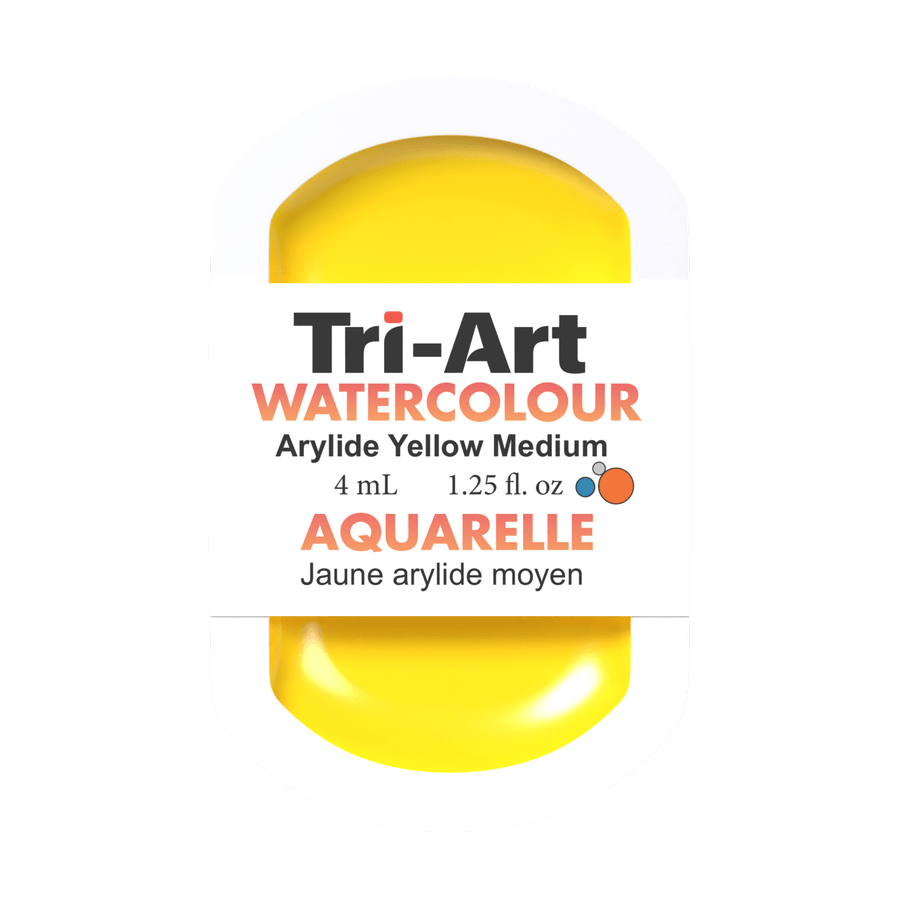 Tri-Art Water Colours - Arylide Yellow Medium 