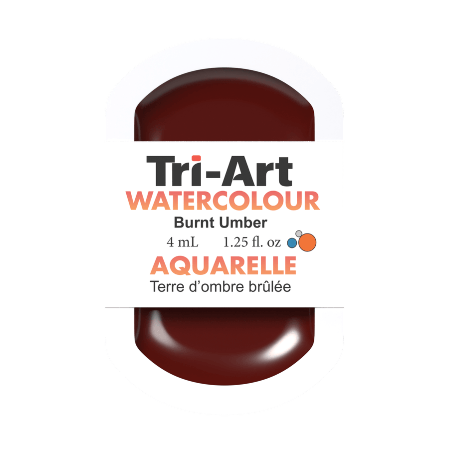 Tri-Art Water Colours - Burnt Umber 
