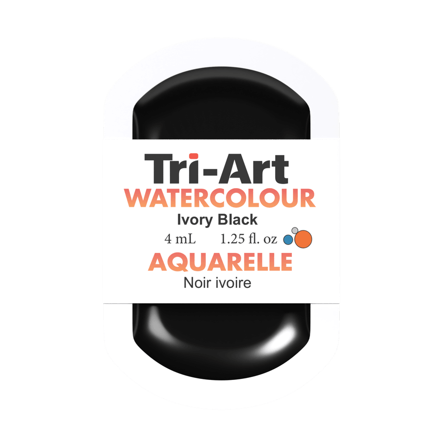 Tri-Art Water Colours - Ivory Black 