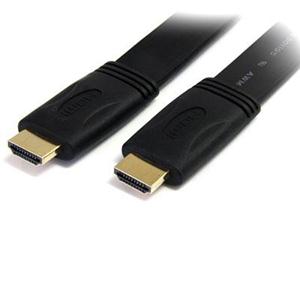 StarTech.com 25 ft Flat High Speed HDMI Cable with Ethernet - Ultra HD 4k x 2k HDMI Cable - HDMI to HDMI M/M