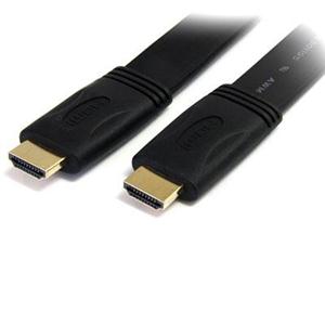 StarTech.com 25 ft Flat High Speed HDMI Cable with Ethernet - Ultra HD 4k x 2k HDMI Cable - HDMI to HDMI M/M 