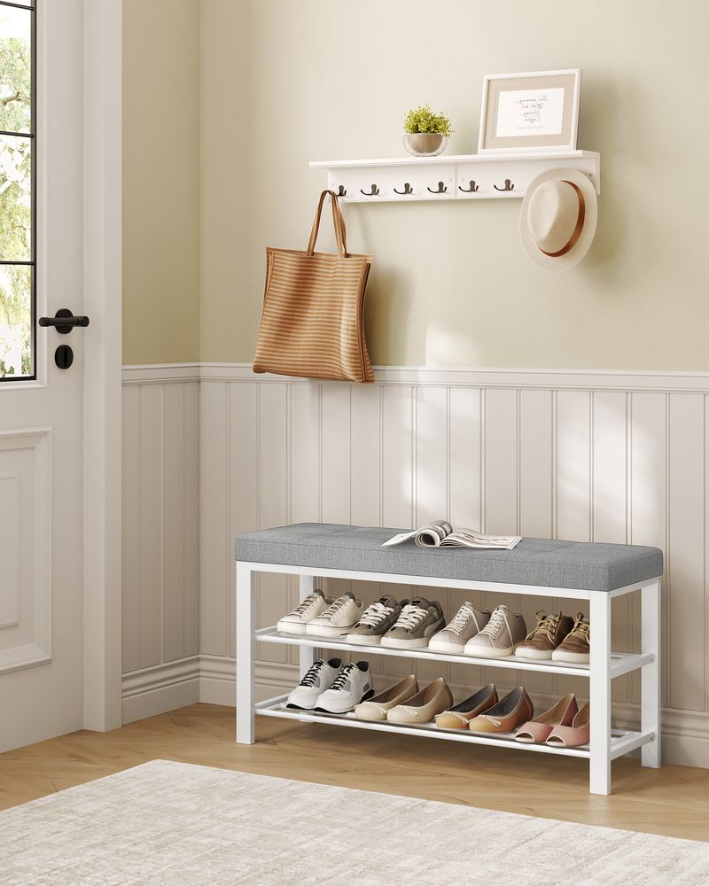 SONGMICS Shoe Bench with Cushion 