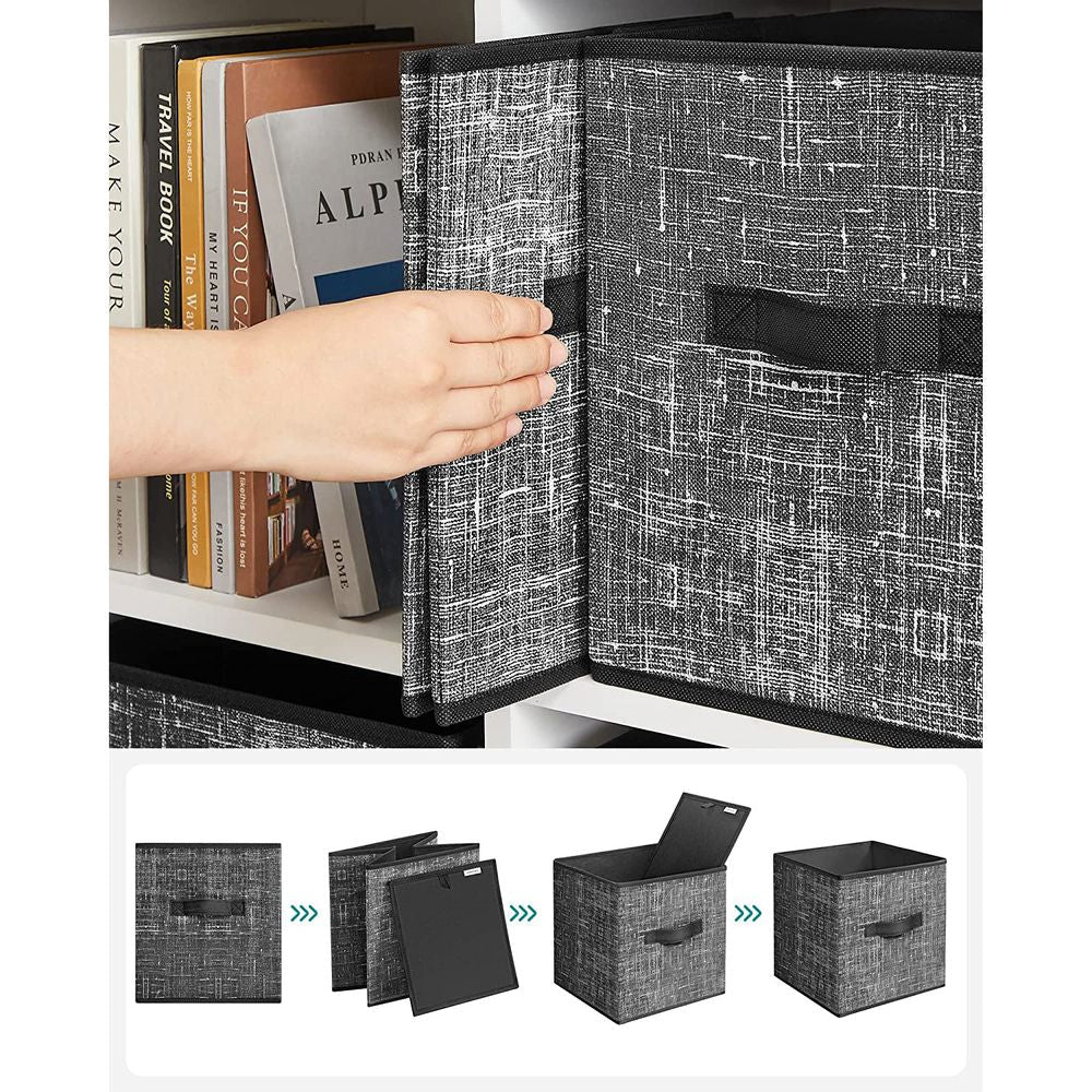 SONGMICS Non-Woven Fabric Storage Cubes with Double Handles 
