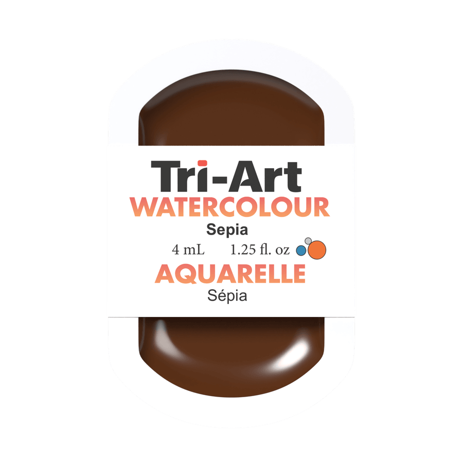 Tri-Art Water Colours - Sepia 