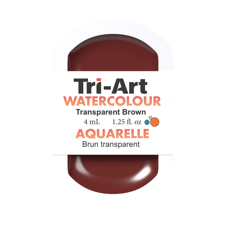 Tri-Art Water Colours - Transparent Brown 