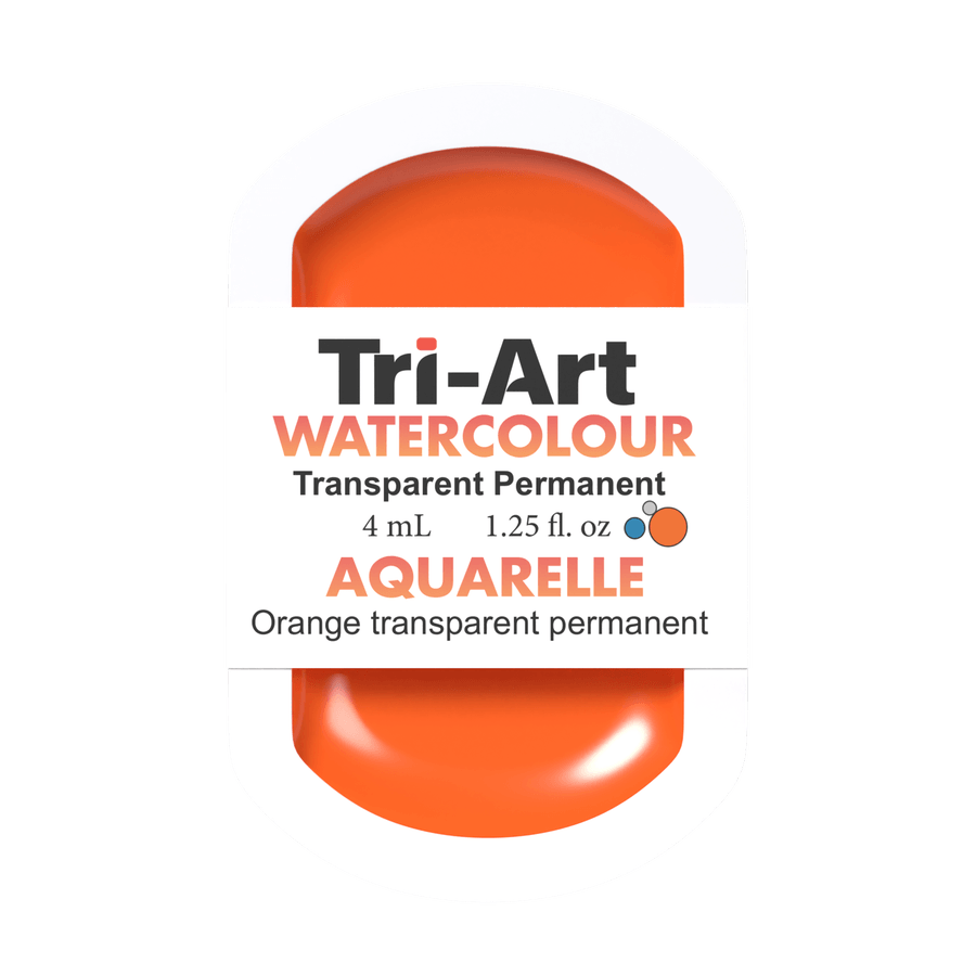 Tri-Art Water Colours - Transparent Permanent Orange 