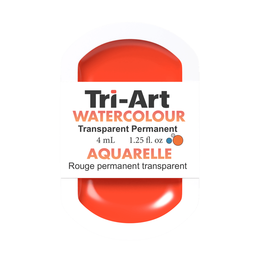 Tri-Art Water Colours - Transparent Permanent Red Light 