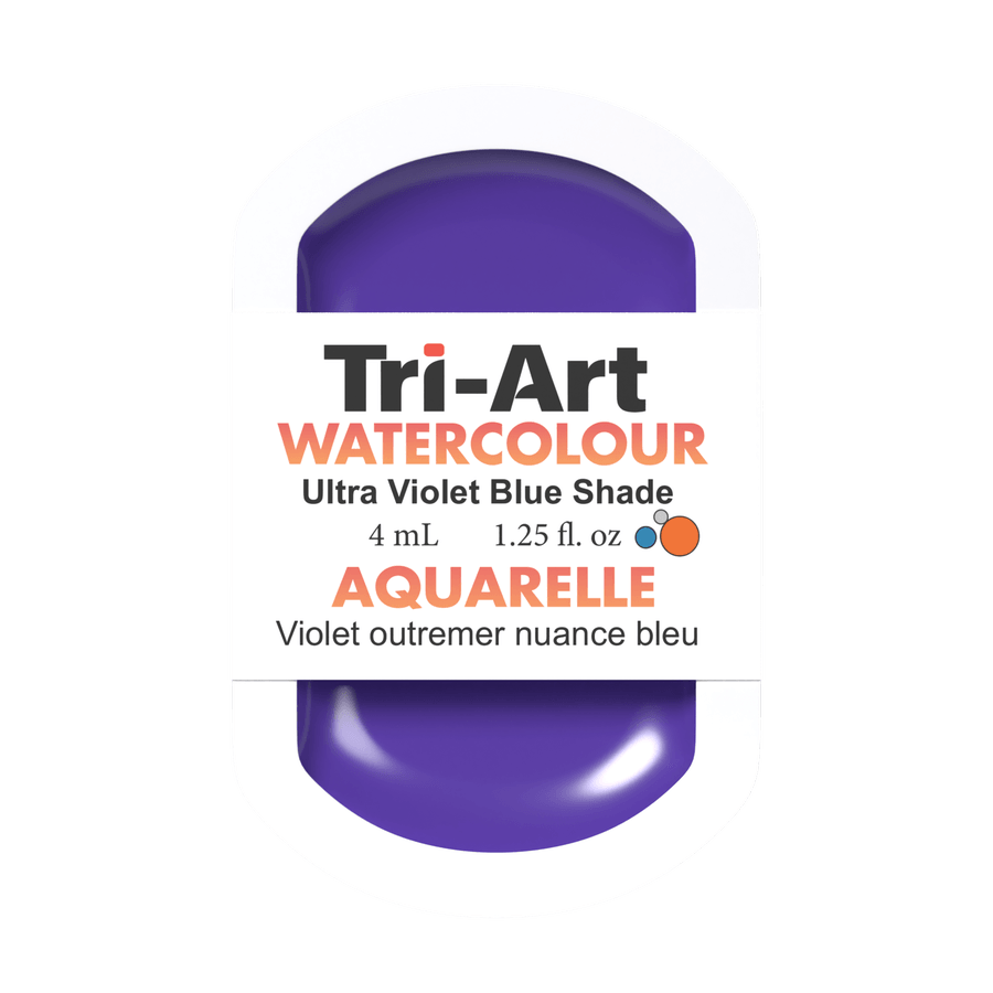Tri-Art Water Colours - Ultramarine Violet Blue Shade 