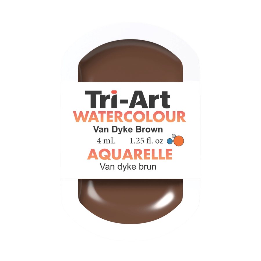 Tri-Art Water Colours - Van Dyke Brown 