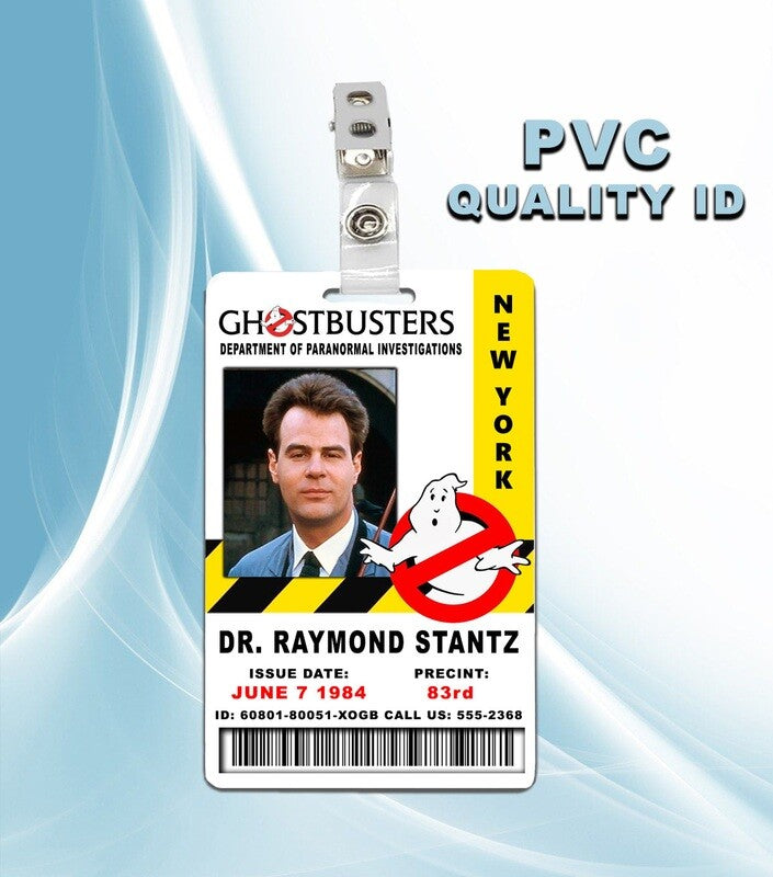 Ghostbusters Raymond Stantz ID Badge PVC 