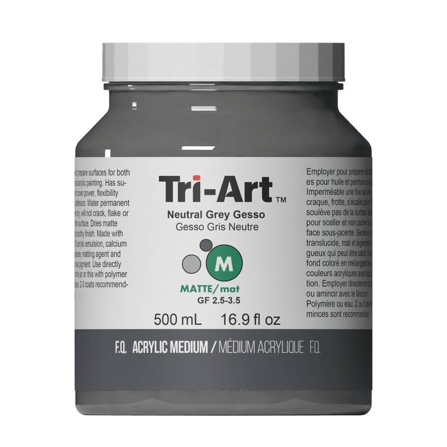 Tri-Art Mediums - Neutral Grey Gesso 