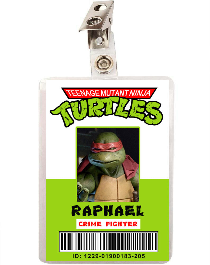 Ninja Turtles Raphael ID Badge 
