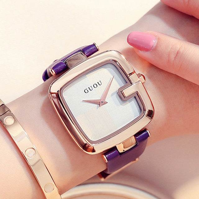 Square bracelet watch 